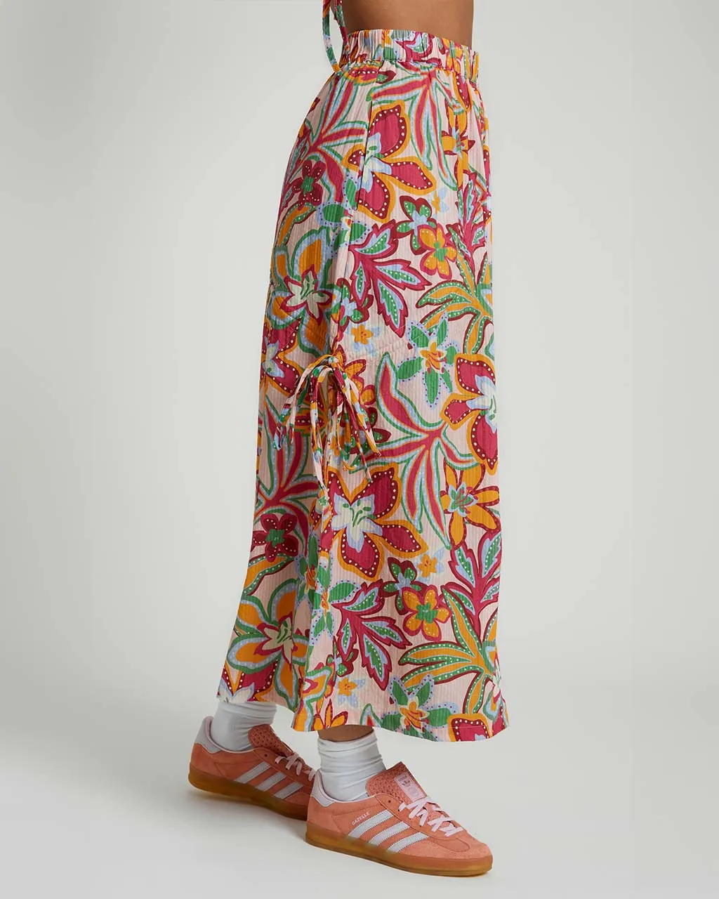 Botanical Seersucker Cotton Midaxi Skirt sold by ban.do product image thumbnail 2