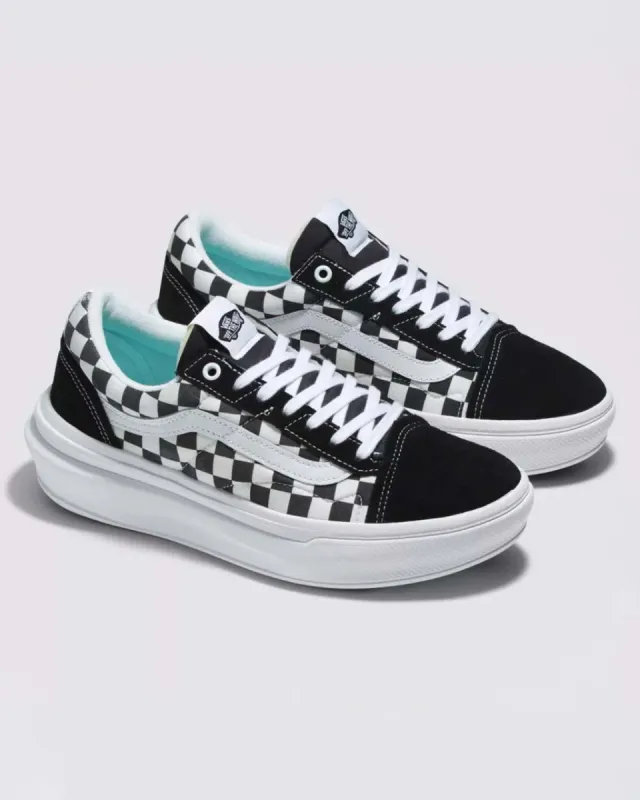 Old Skool Overt Sneaker - Black Checkerboard made by Vans
