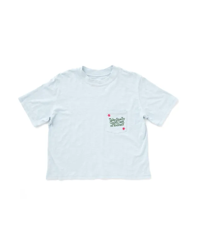 Take Really Good Care Slub Pocket Tee sold by ban.do