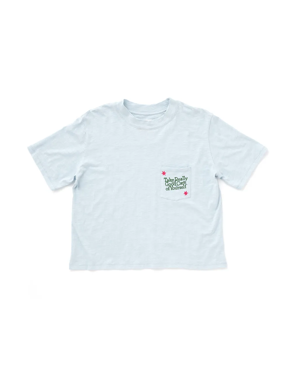Take Really Good Care Slub Pocket Tee sold by ban.do