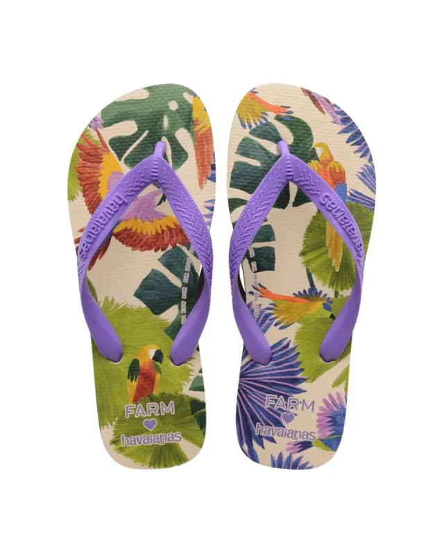 Farm Rio Birds + Palms Sandal sold by ban.do