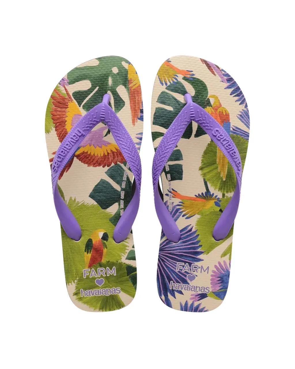 Farm Rio Birds + Palms Sandal sold by ban.do