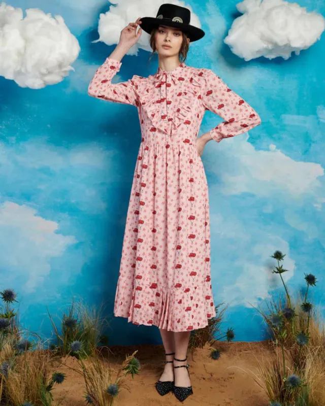 Cowgirl Print Midi Dress sold by ban.do