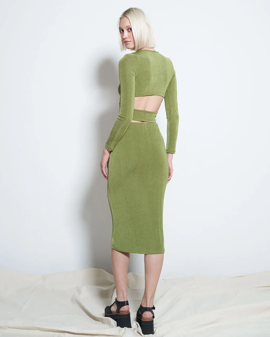 Viva Skirt - Green sold by ban.do product image thumbnail 2