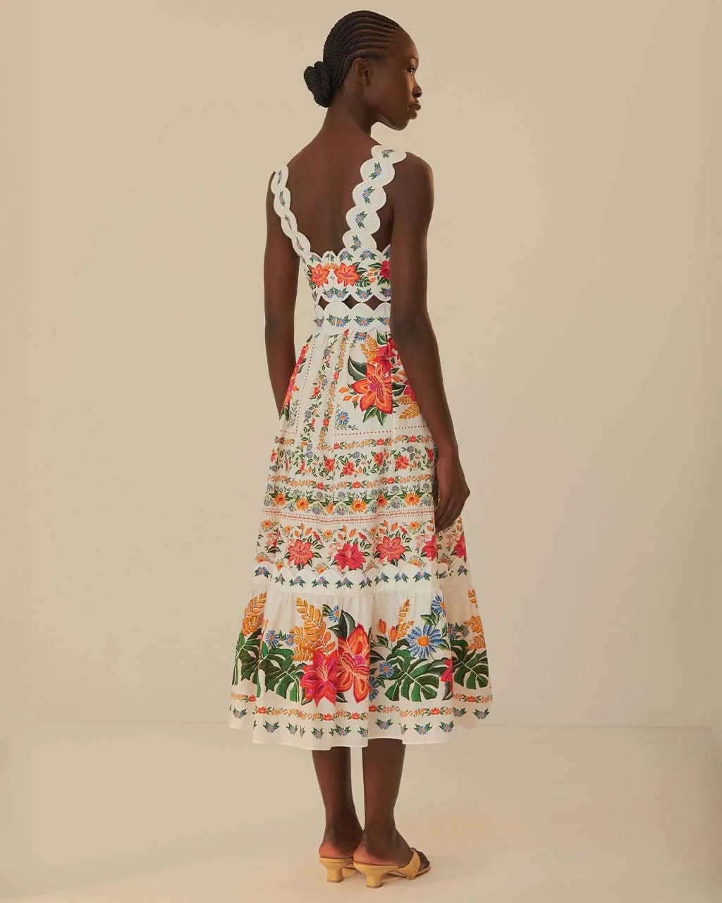 Off-White Bloom Garden Maxi Dress sold by ban.do product image thumbnail 2