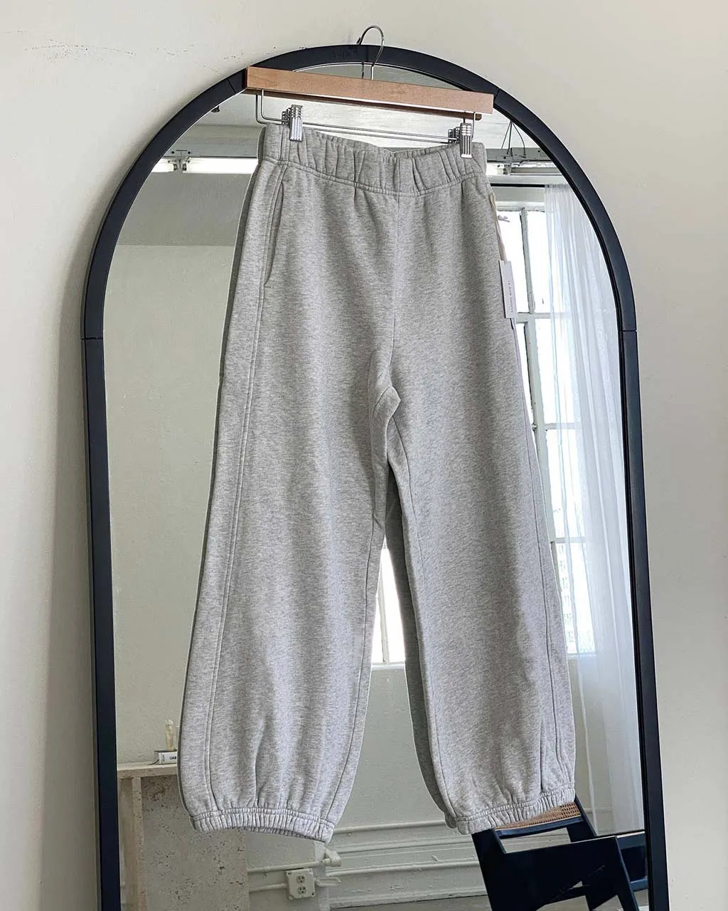 French Terry Balloon Pants - Heather Grey sold by ban.do product image thumbnail 2
