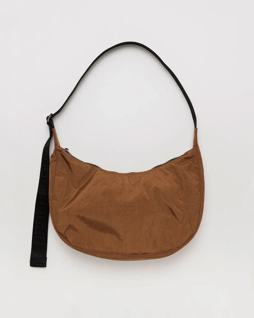 Medium Nylon Crescent Bag - Brown sold by ban.do