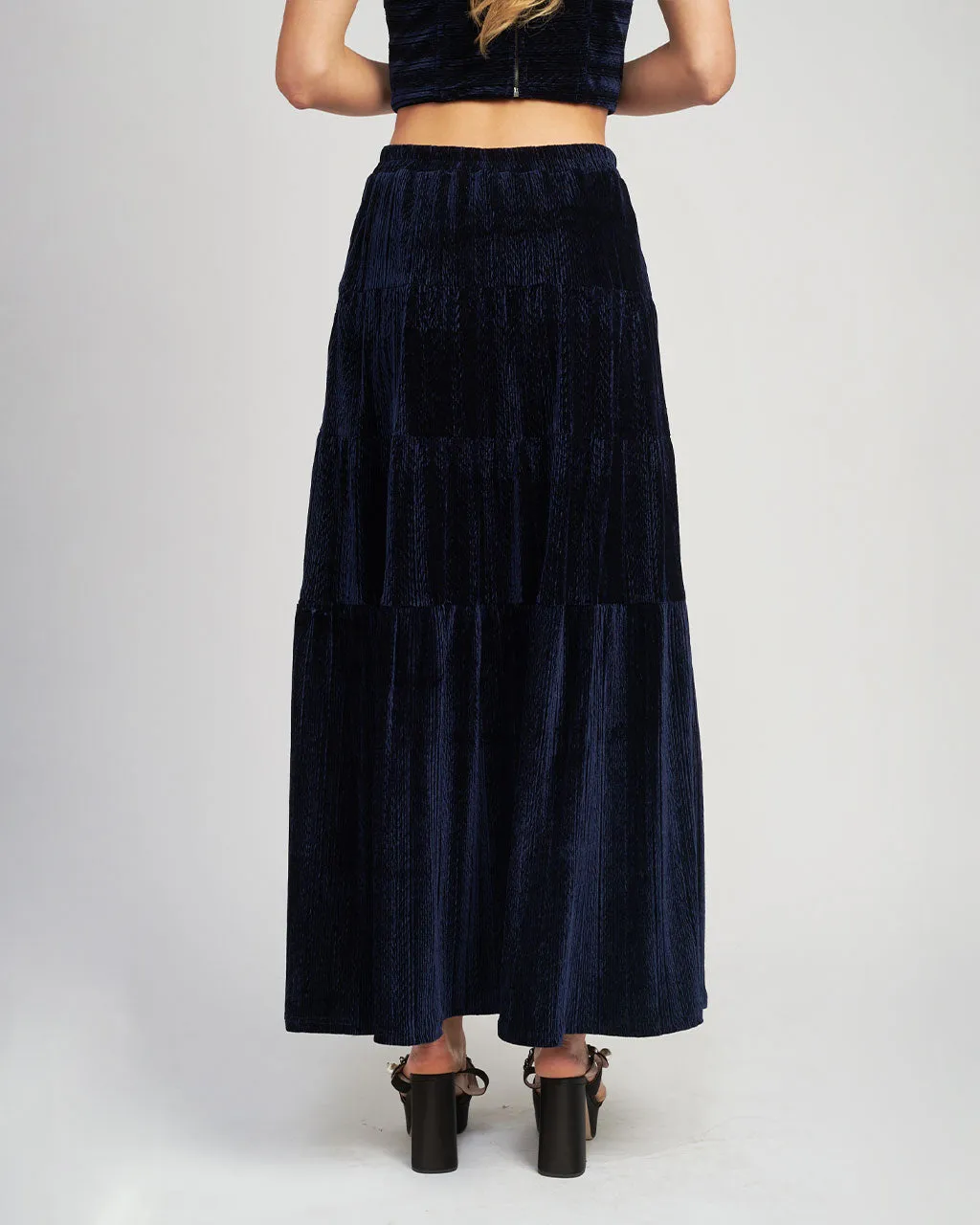 Micah Midi Skirt - Navy sold by ban.do product image thumbnail 3