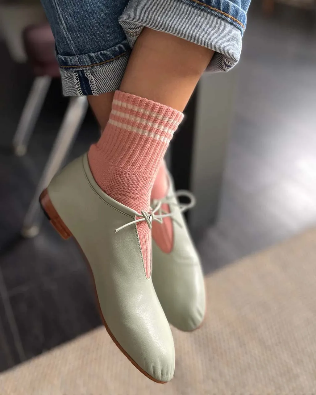 Girlfriend Socks - Salmon sold by ban.do product image thumbnail 3