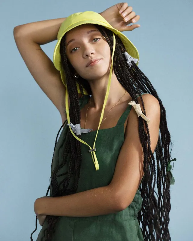 Tulip Bucket Hat - Lemon sold by ban.do