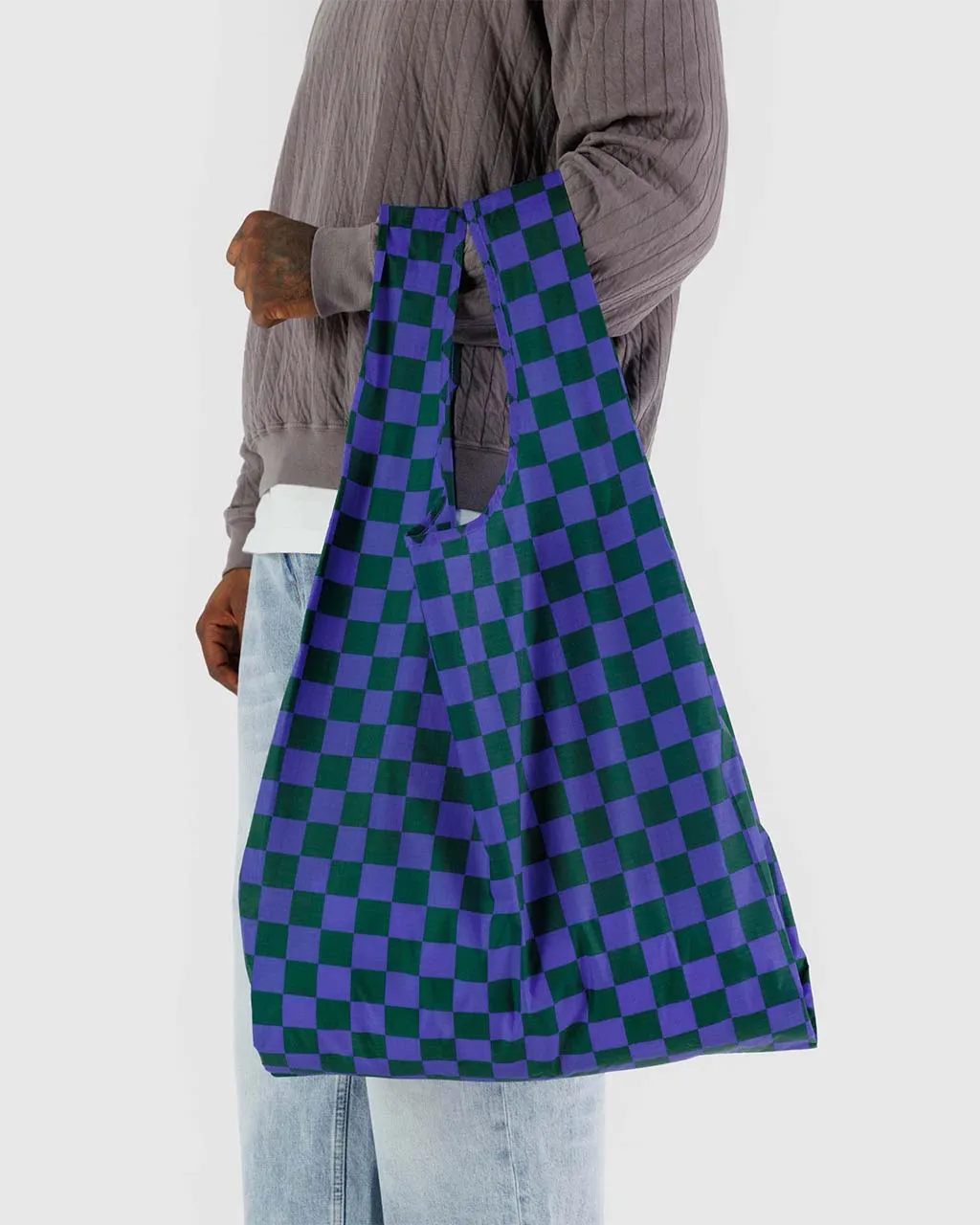 Big Baggu - Iris Green Check sold by ban.do product image thumbnail 2