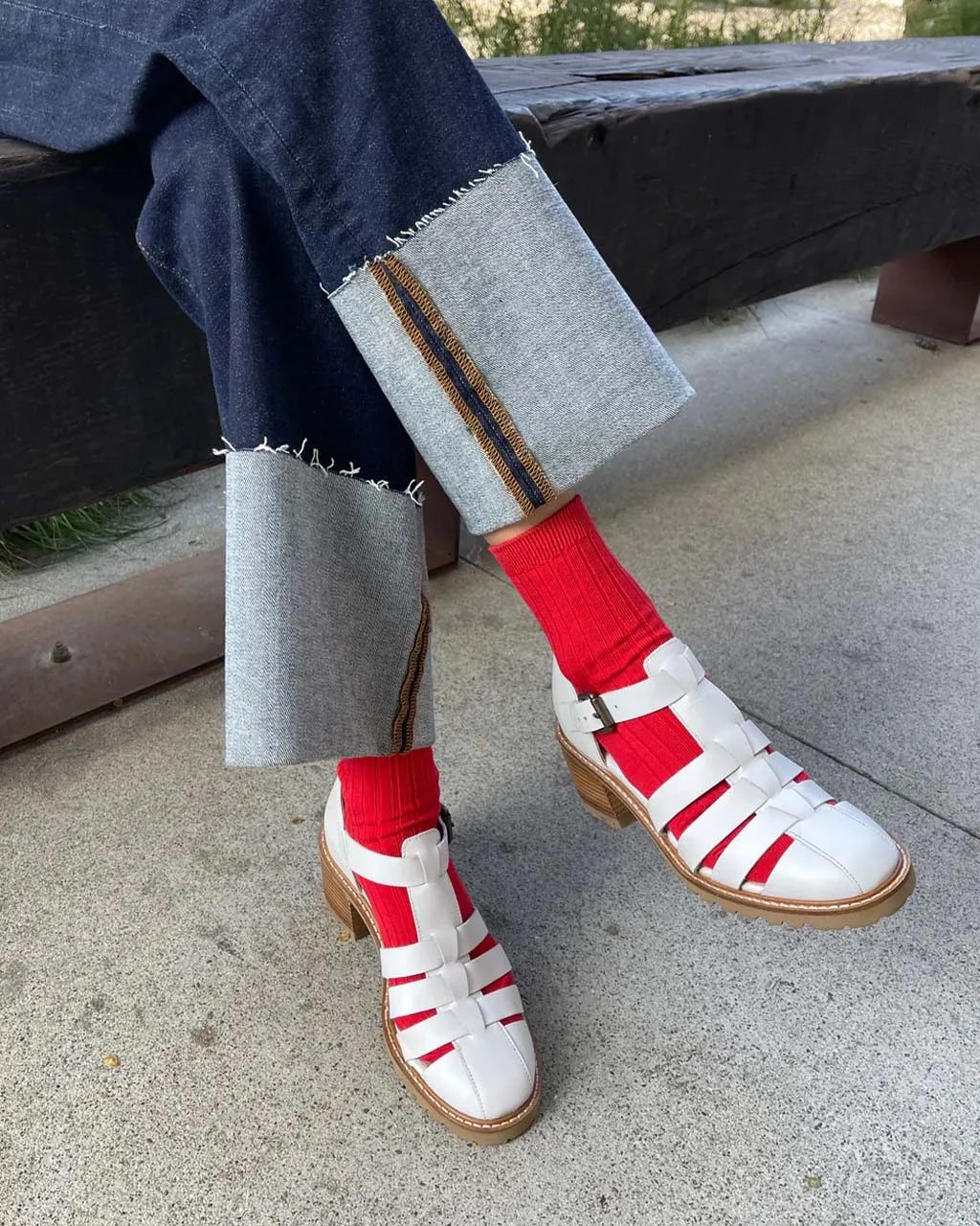 Her Socks - Classic Red sold by ban.do