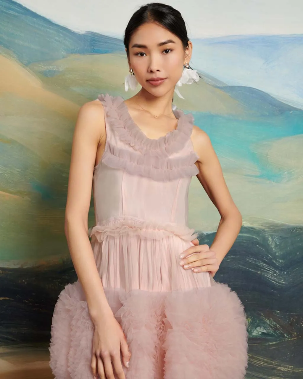 Montana Tulle Midi Dress sold by ban.do product image thumbnail 5