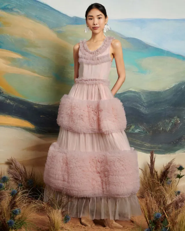 Montana Tulle Midi Dress sold by ban.do