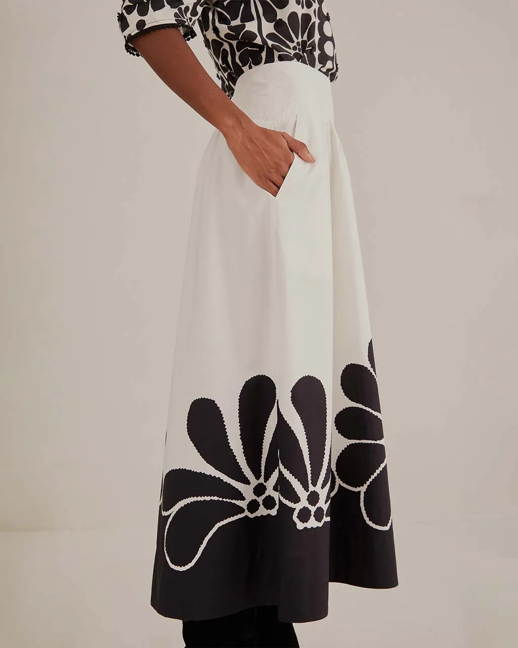 Black Palermo Maxi Skirt sold by ban.do product image thumbnail 3