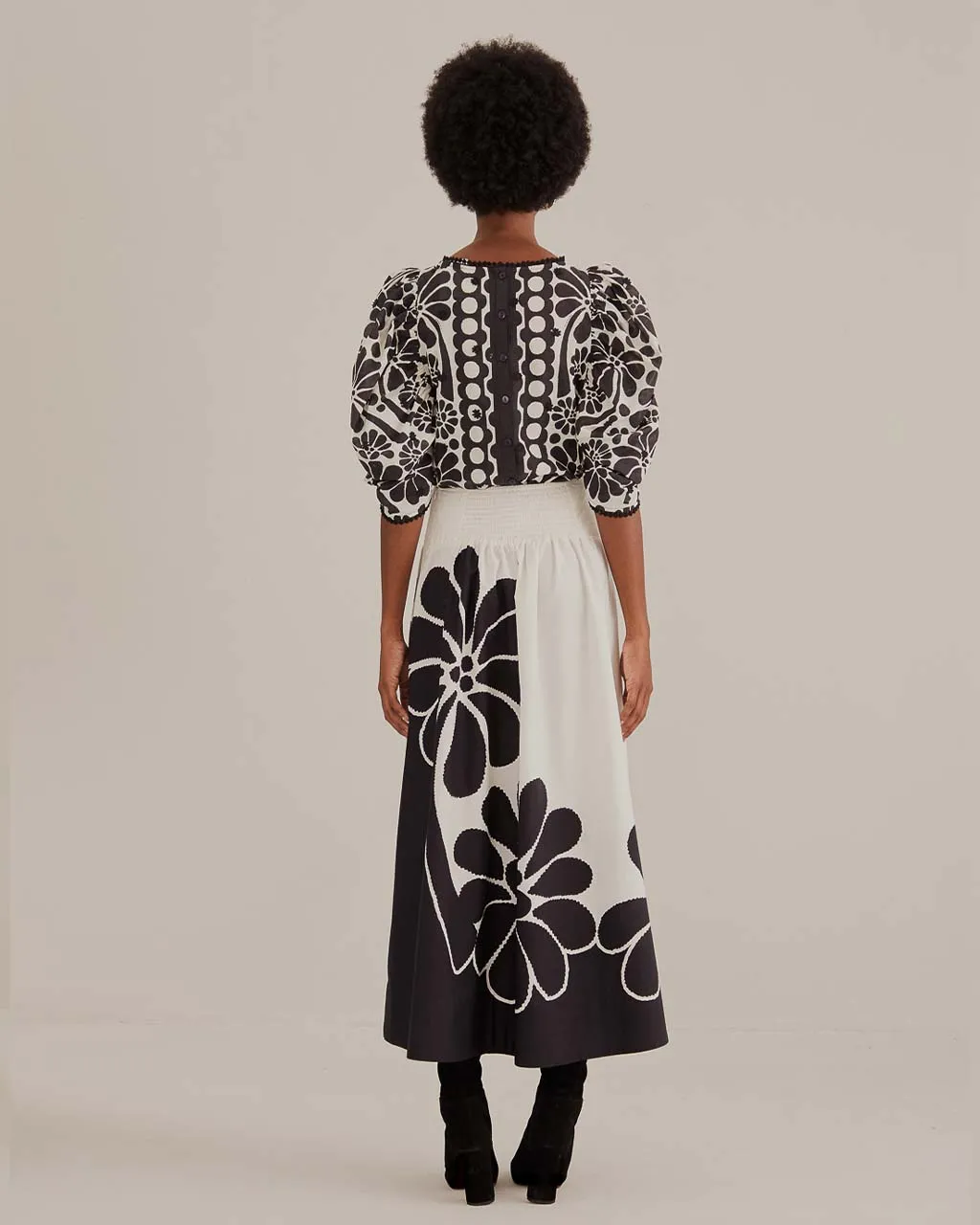 Black Palermo Maxi Skirt sold by ban.do product image thumbnail 2