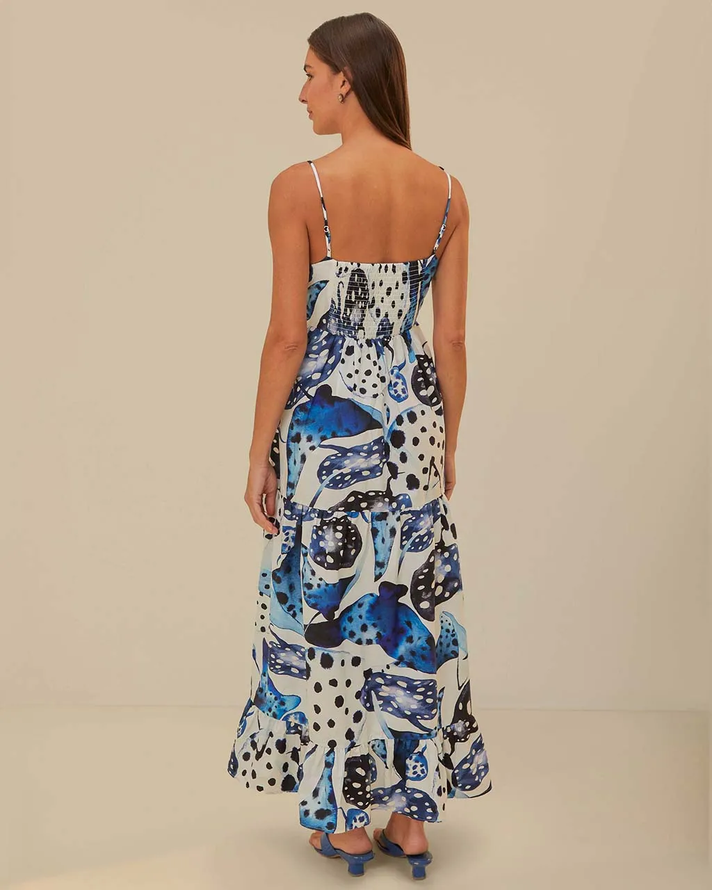 Off-White Mantas Organic Cotton Maxi Dress sold by ban.do product image thumbnail 2