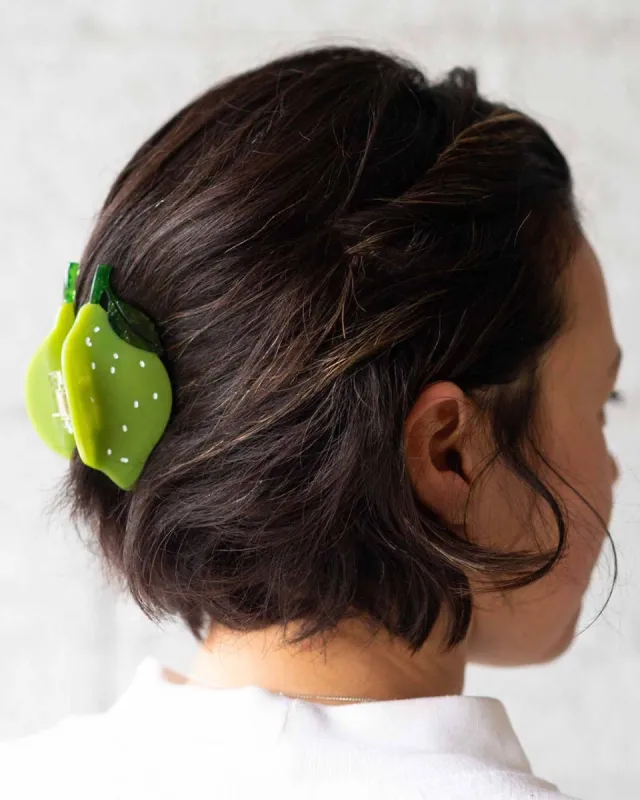 Midi Lime Hair Claw sold by ban.do