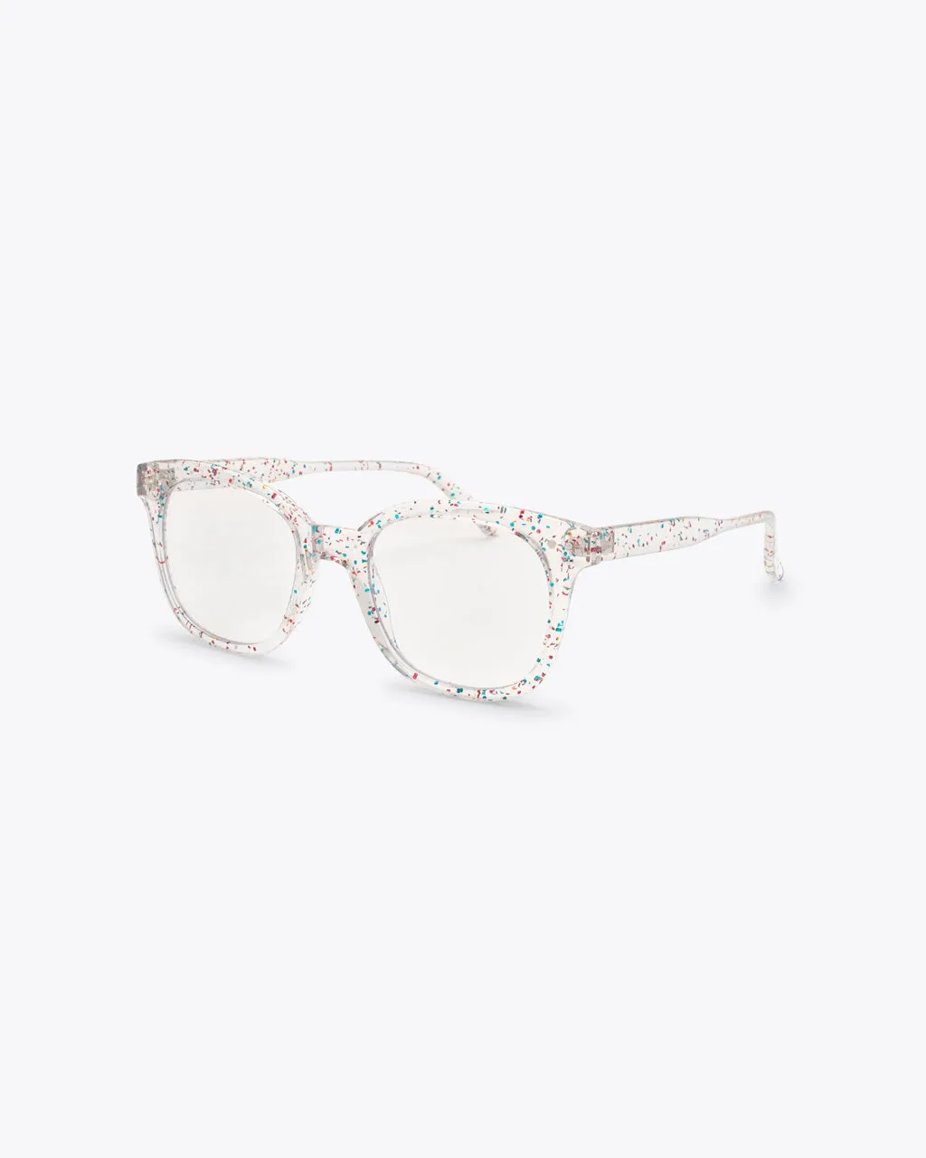 Blue Light Glasses - Clear Glitter sold by ban.do product image thumbnail 2