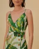 Tropical Forest Off-White Mini Dress sold by ban.do