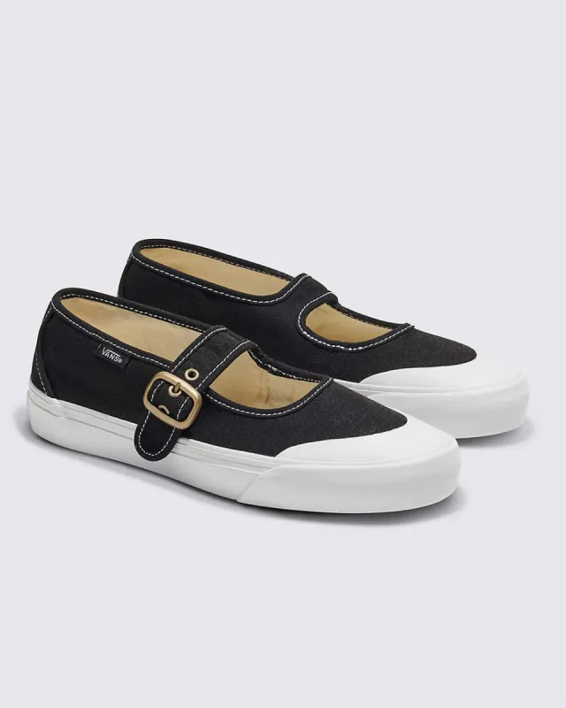 Mary Jane Shoe - Black + True White sold by ban.do