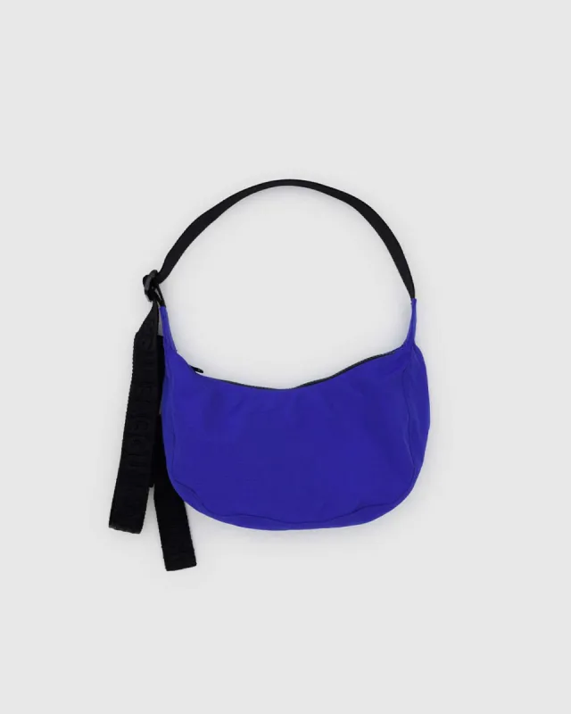 Small Nylon Crescent Bag - Lapis sold by ban.do
