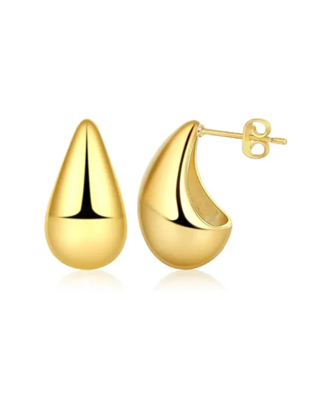 Drop Stud Earrings - Gold made by ban.do