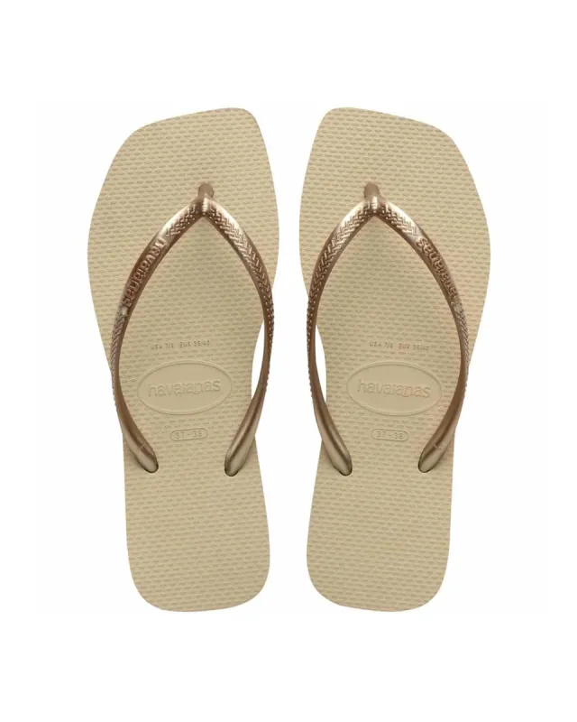 Slim Square Sandal - Sand Grey sold by ban.do