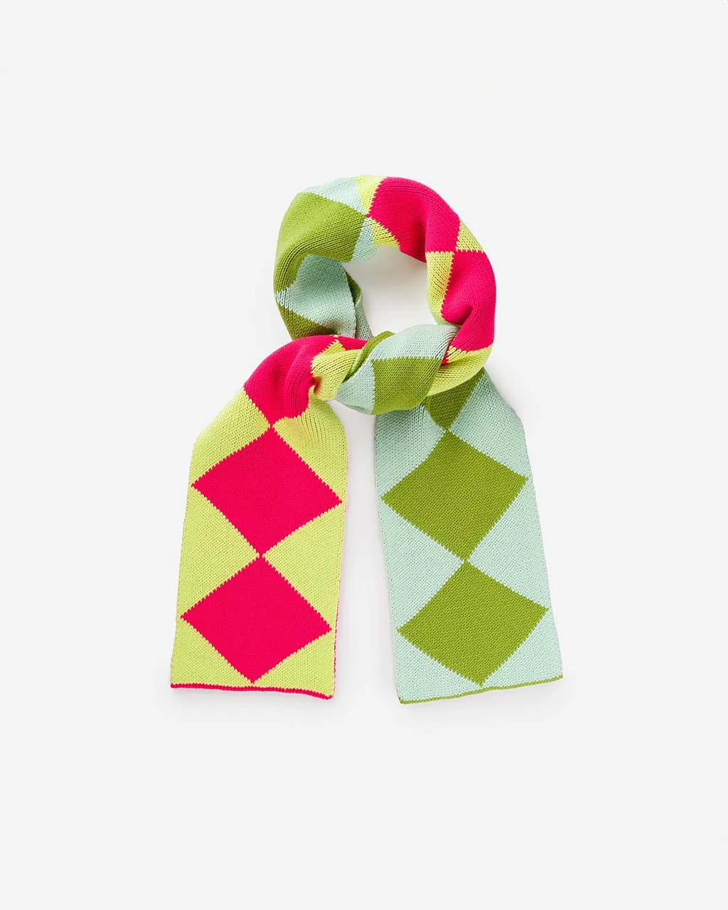 Harlequin Mini Scarf - Green Jade sold by ban.do