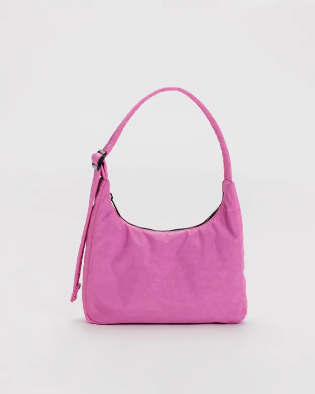 Mini Nylon Shoulder Bag - Extra Pink sold by ban.do
