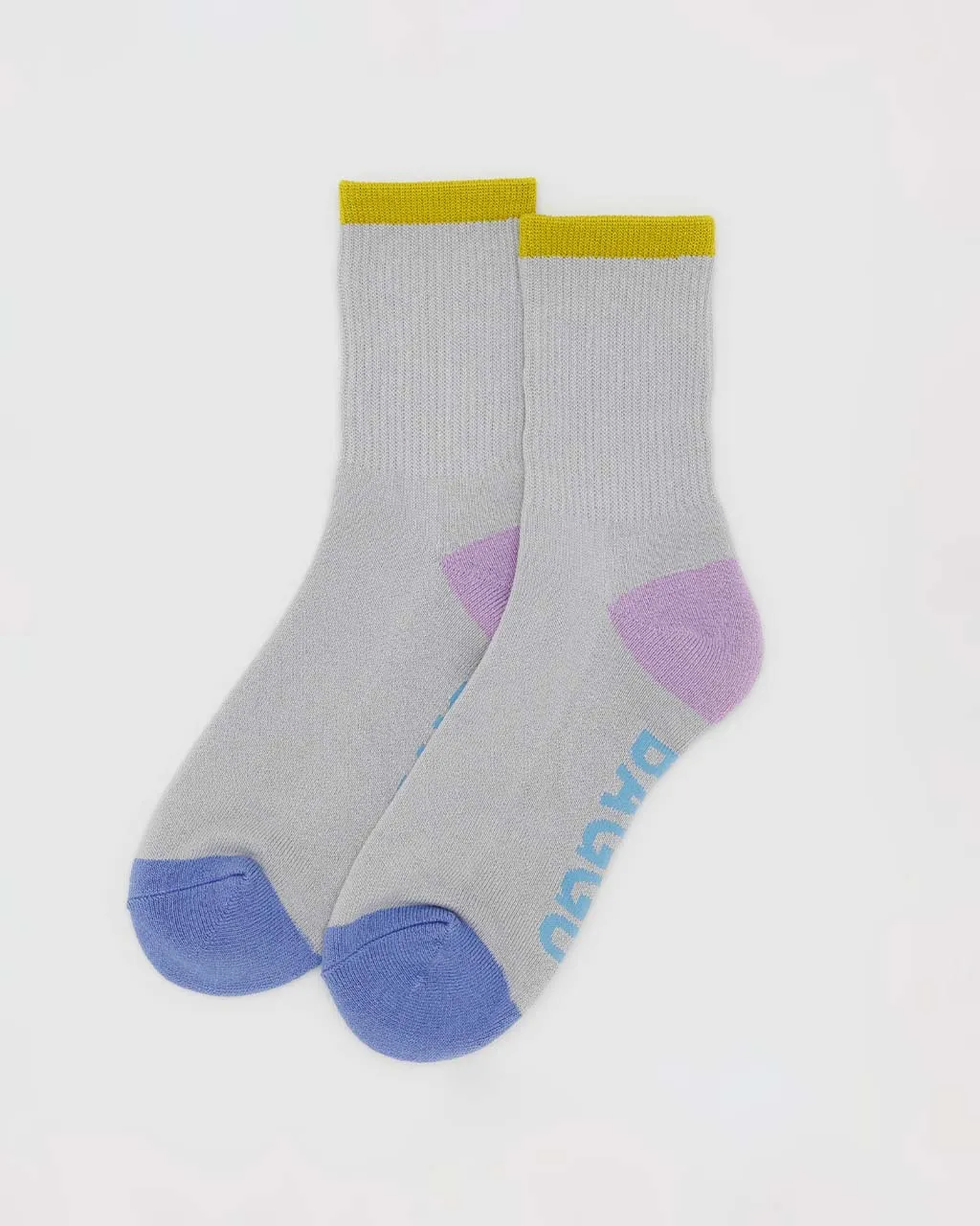 Ribbed Socks - Fog Mix sold by ban.do