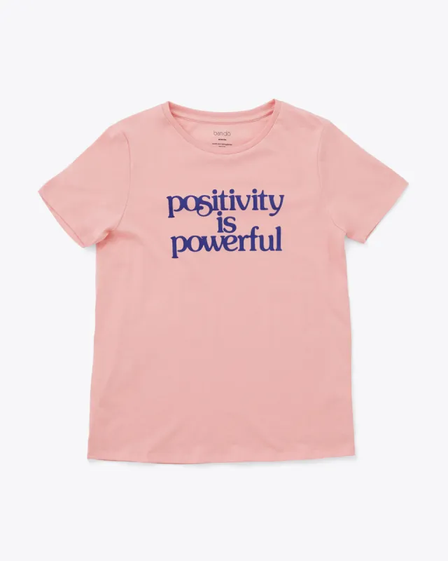 Positivity is Powerful Tee sold by ban.do