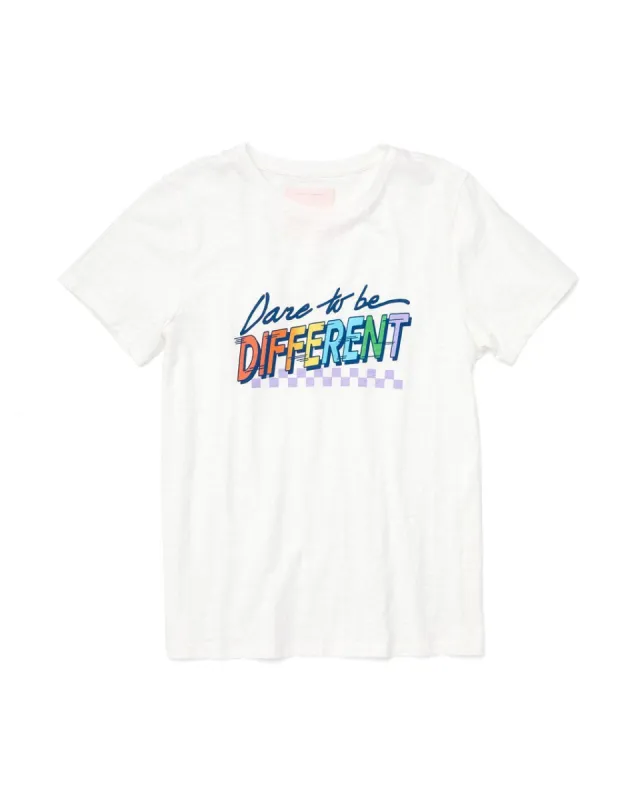 Dare to Be Different Slub Tee sold by ban.do