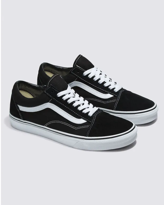 Old Skool Sneaker - Black + White sold by ban.do
