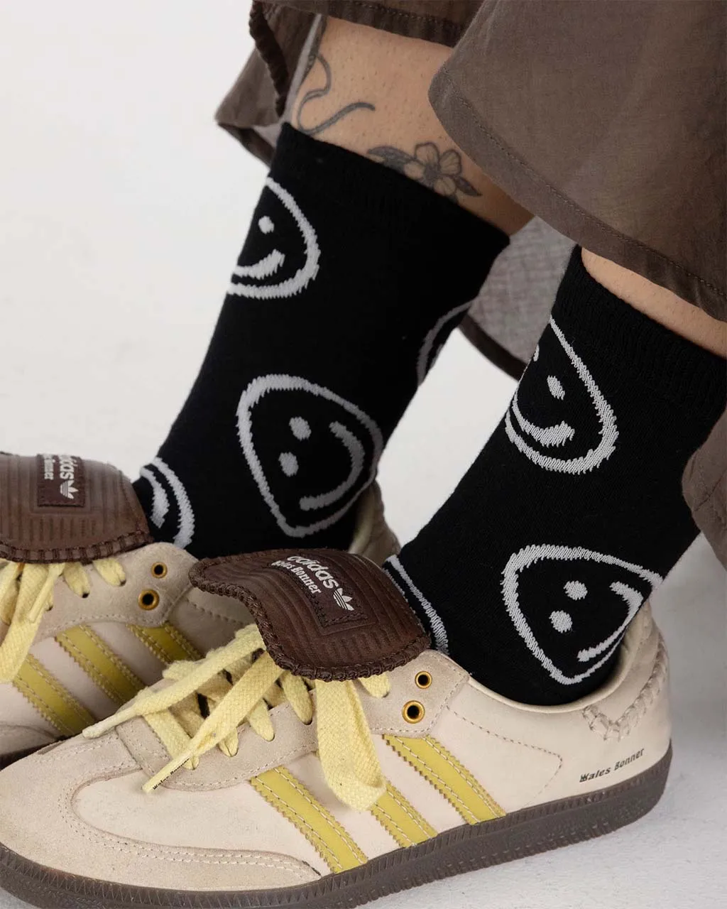 Crew Socks - Black Happy sold by ban.do product image thumbnail 2