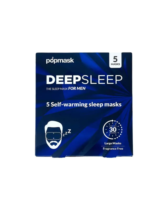 Deep Sleep Fragrance-Free Self-Warming Large Sleep Masks - Set of 5 sold by ban.do