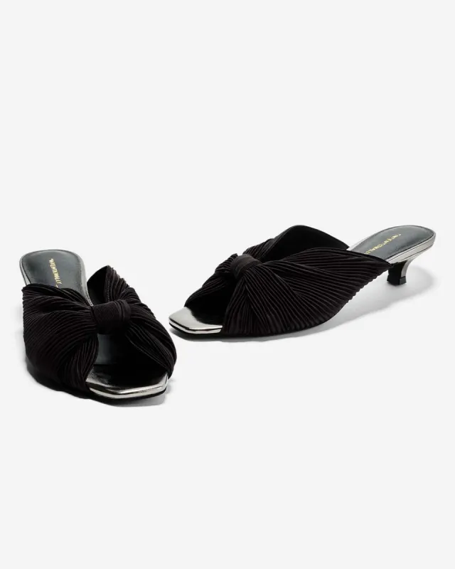 Curfew Kitten Heel - Black sold by ban.do