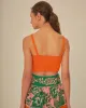 Orange Front Bow Top sold by ban.do
