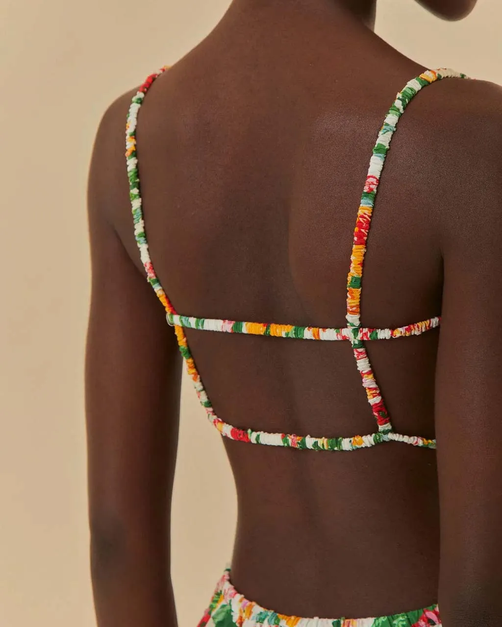 White Floral Sketch Midi Dress sold by ban.do product image thumbnail 3