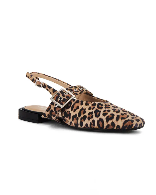 Pearl Slingback Ballet Flat - Leopard sold by ban.do