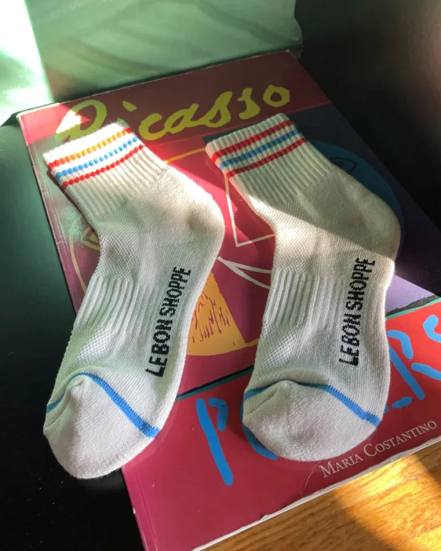 Girlfriend Socks - Leche sold by ban.do