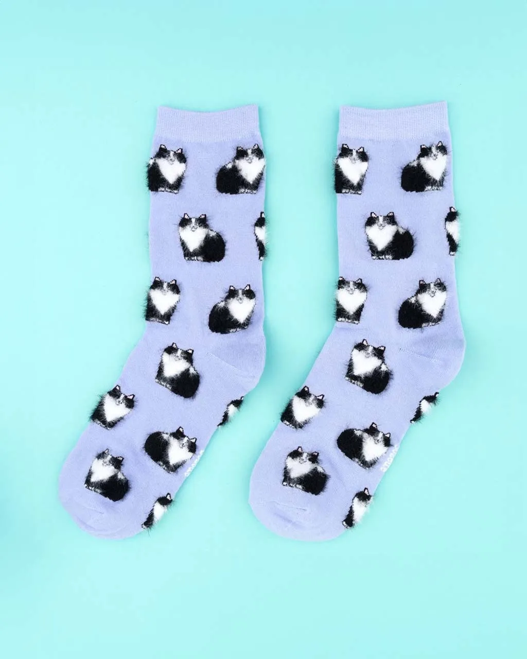 Black And White Cat Socks sold by ban.do