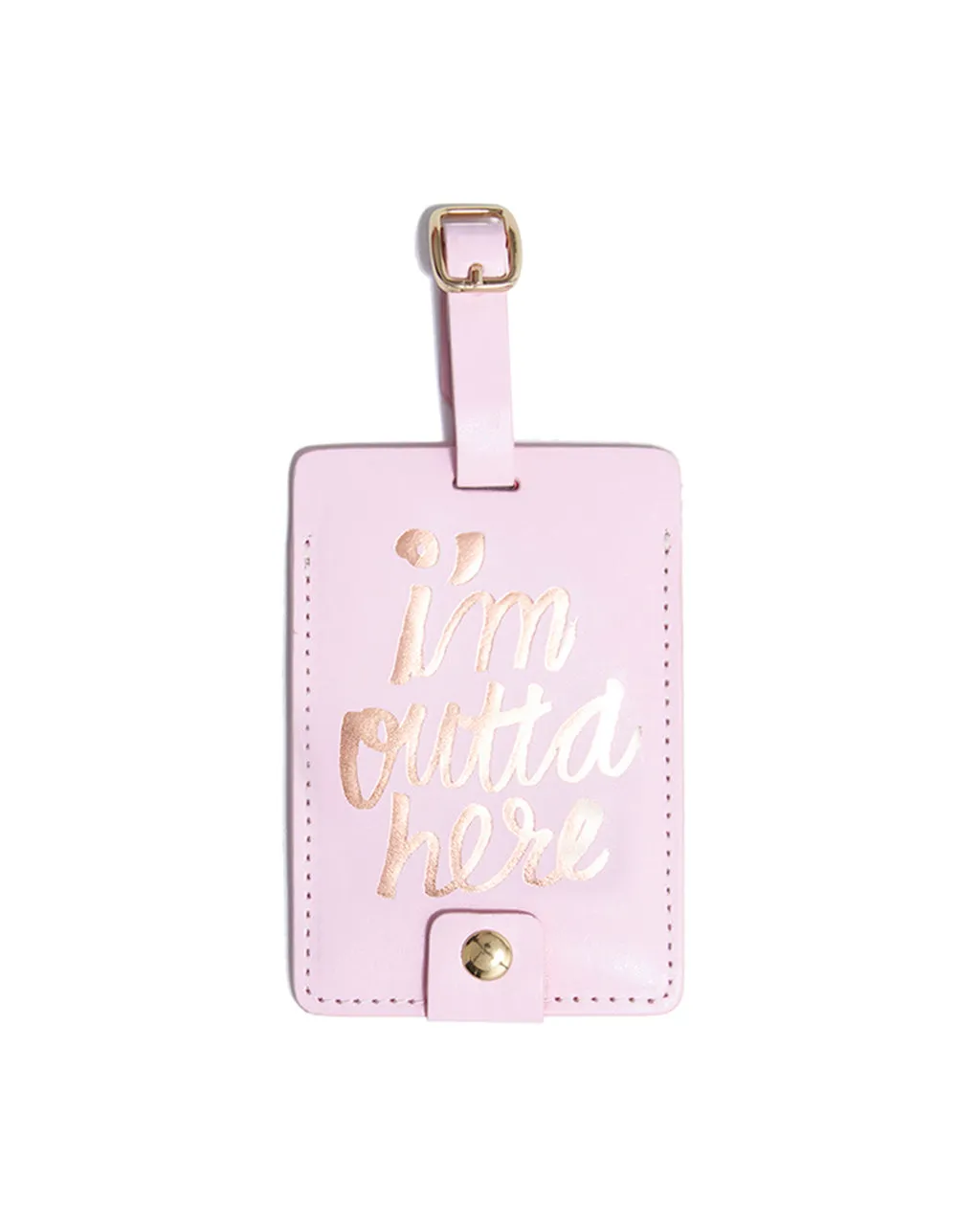 Getaway Luggage Tag - I'm Outta Here sold by ban.do