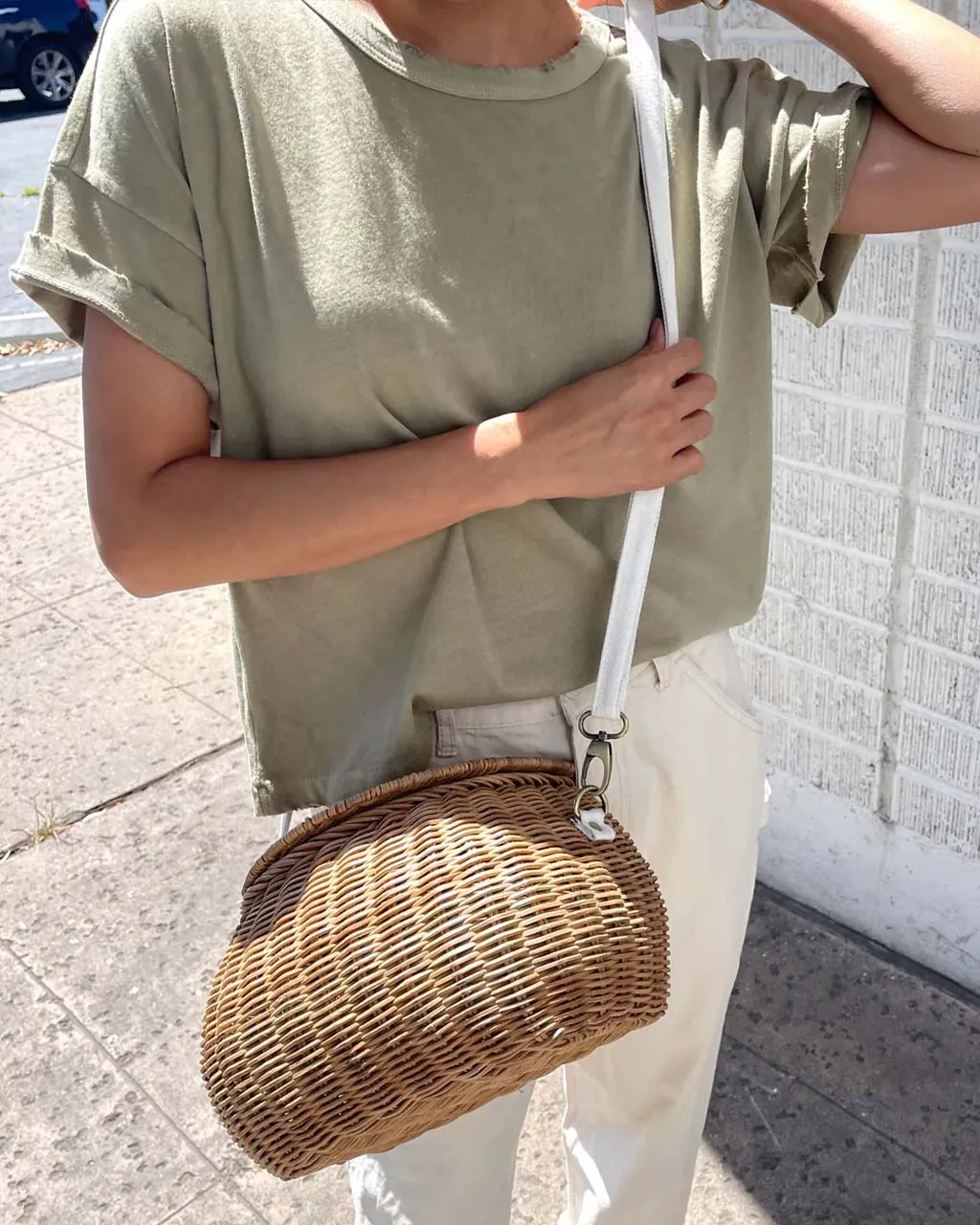 Vintage Fille Tee - Pistachio sold by ban.do product image thumbnail 2