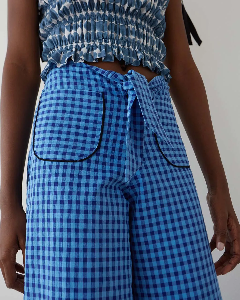 Lazo Pants - Blue sold by ban.do product image thumbnail 3