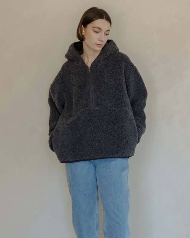 The Zee Sweater - Charcoal sold by ban.do