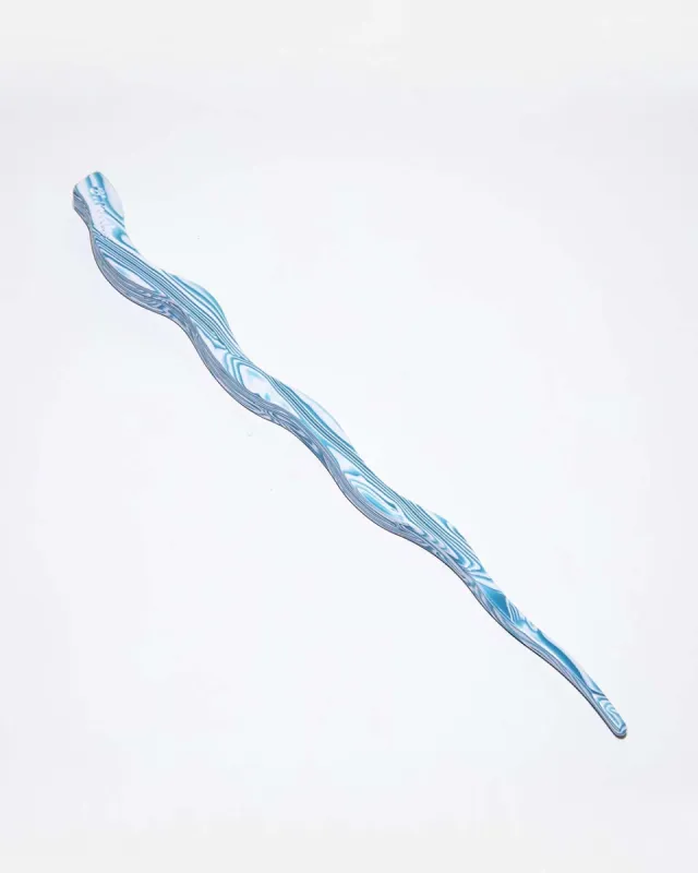 Large Firestarter Hair Stick - Blue Whirl sold by ban.do