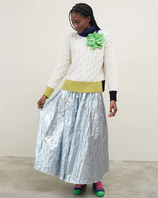 Bliss Skirt - Silver sold by ban.do