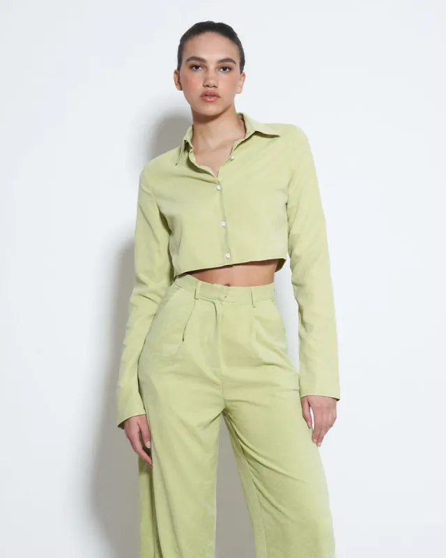 Bibbe Suede Top made by ban.do