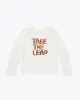 Take the Leap Long Sleeve Boxy Tee sold by ban.do